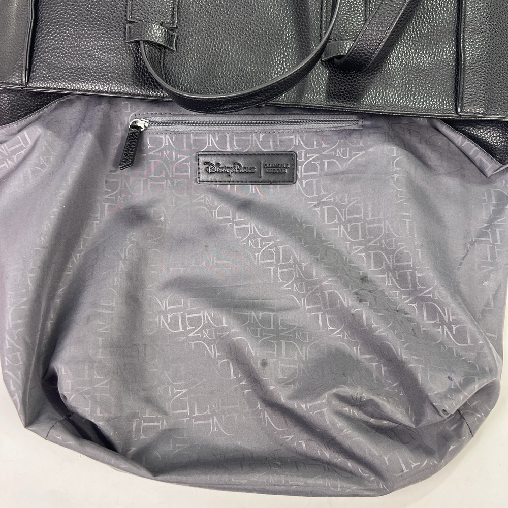 Disney Parks+Danielle Nicole It's A Small World Exit Tote Bag "Goodbyes" Black * - Picture 9 of 16